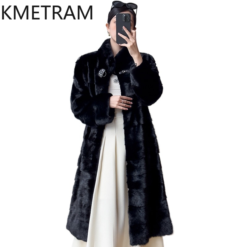 Quality Winter Clothing Jacket - Réel manteau de fourrure de vison