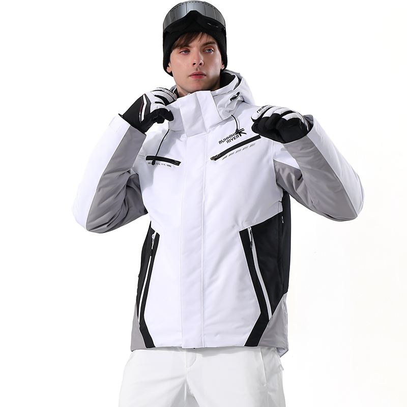 Quality Winter Clothing Jacket - RUN05.RIVER-Veste de snowboard pour homme, 4