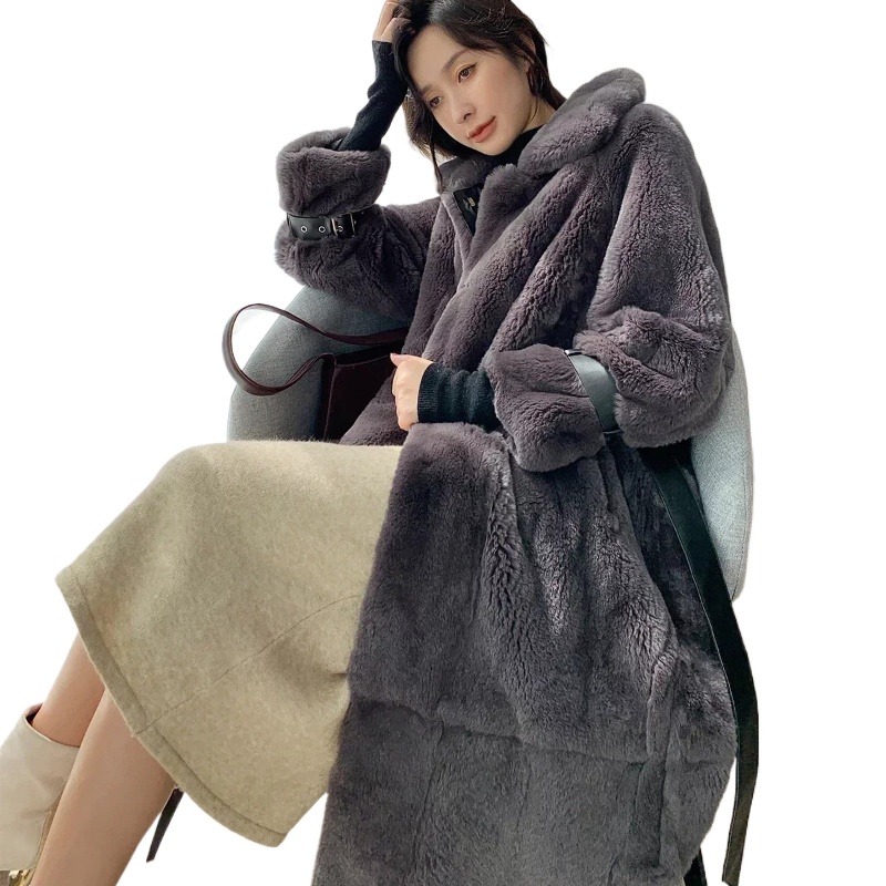 Quality Winter Clothing Jacket - Haute qualité réel Rex fourrure de