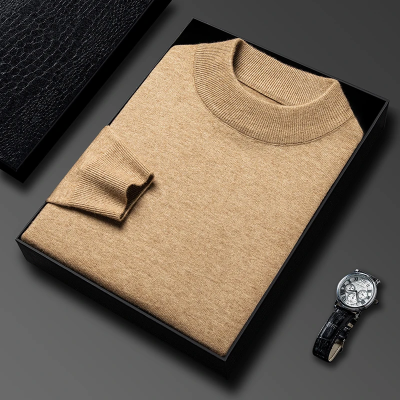 Winter Clothing Brand - Pull en tricot demi-col roulé pour