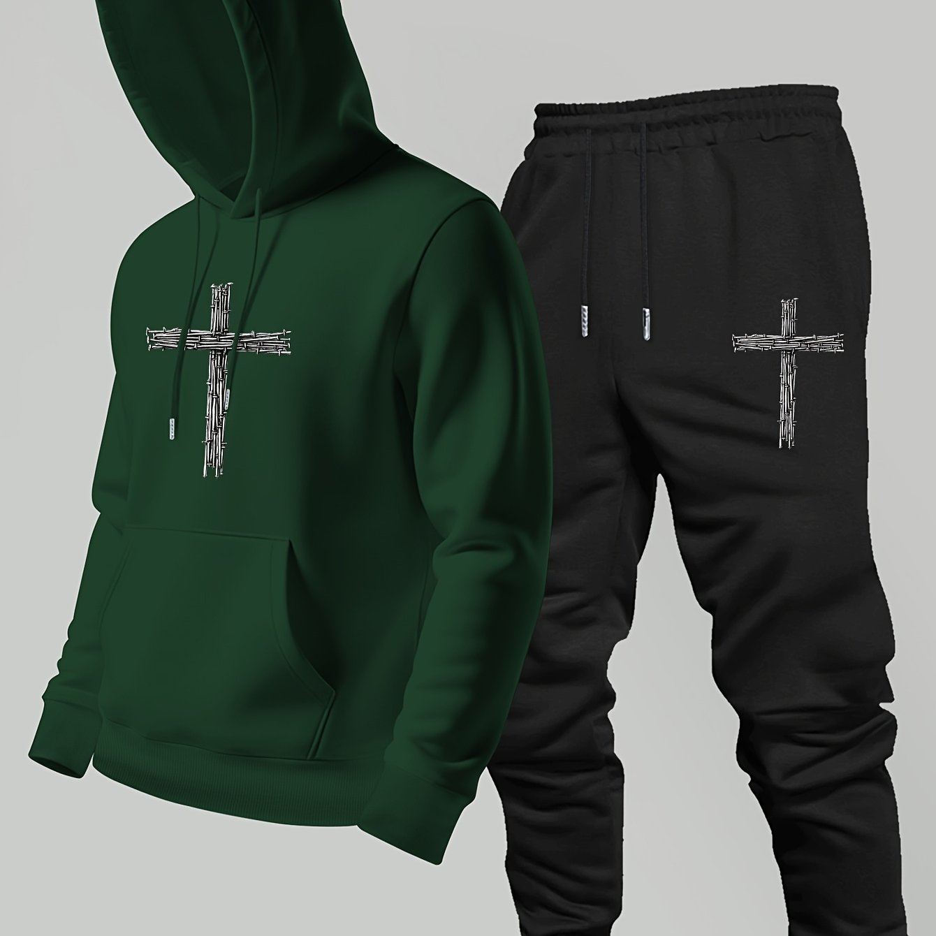 Winter Clothing Logos - Ensemble deux pièces sweat à capuche