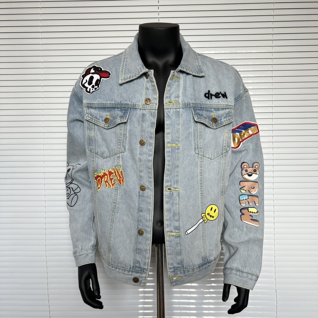 Winter Clothing Logos - Drew House – veste en jean