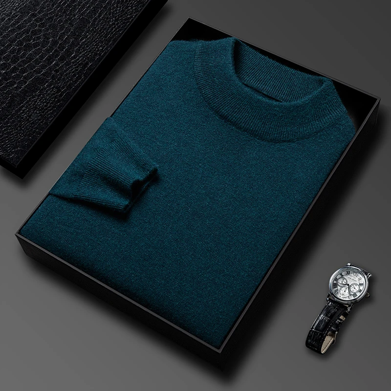 Pull en tricot demi-col roulé  - Winter Clothing Brand avis et prix