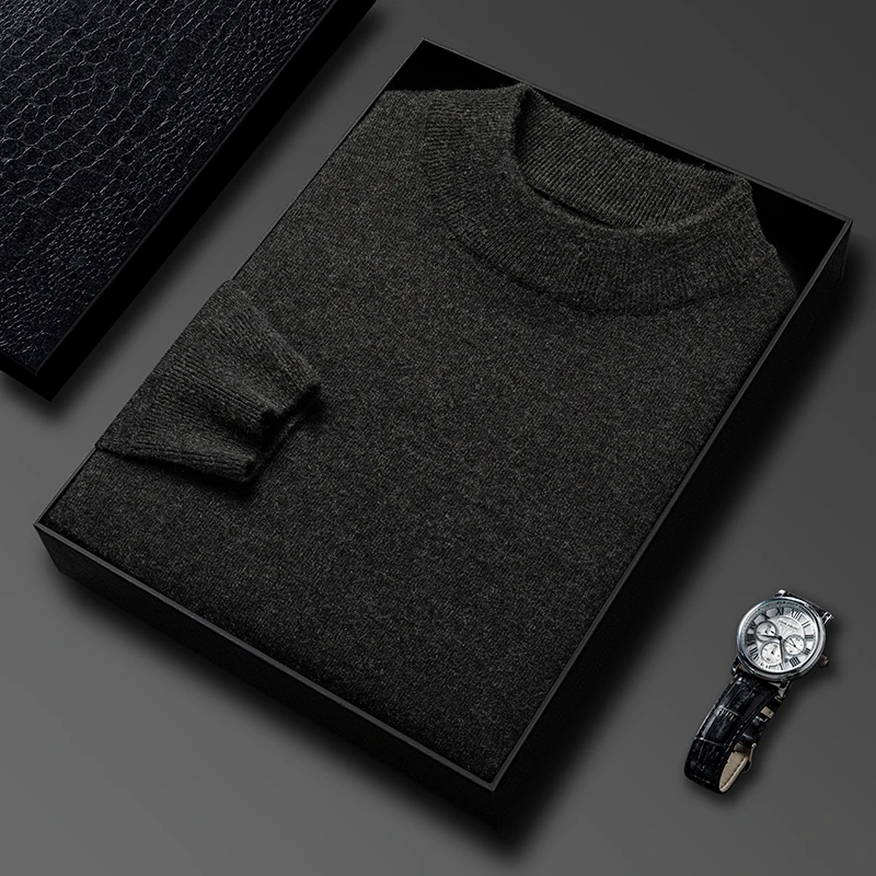 Pull en tricot demi-col roulé  - Winter Clothing Brand avis et prix