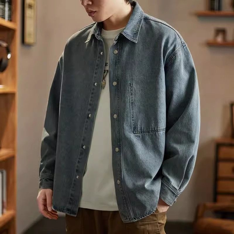 Veste en jean pour hommes, bou - Winter Clothing Brand avis et prix