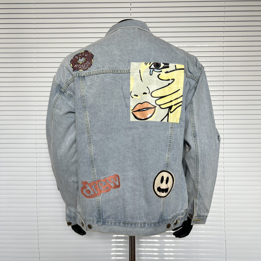Drew House – veste en jean amp - Winter Clothing Logos avis et prix